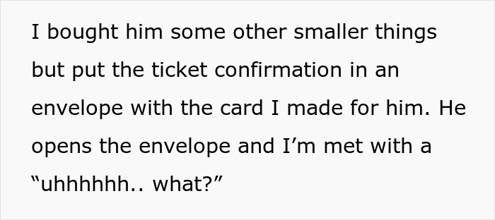 Woman Buys Concert Tickets For BF’s Birthday Because He “Loves Bands”, His Reaction Makes Her Cry