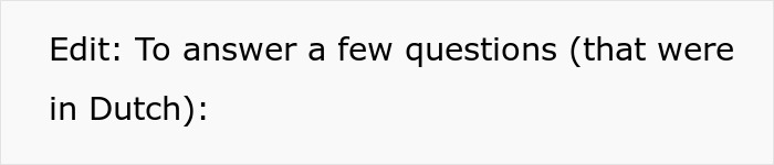 Text: Edit: To answer a few questions (that were in Dutch). Reflects an employee seeking revenge on a horrible boss.