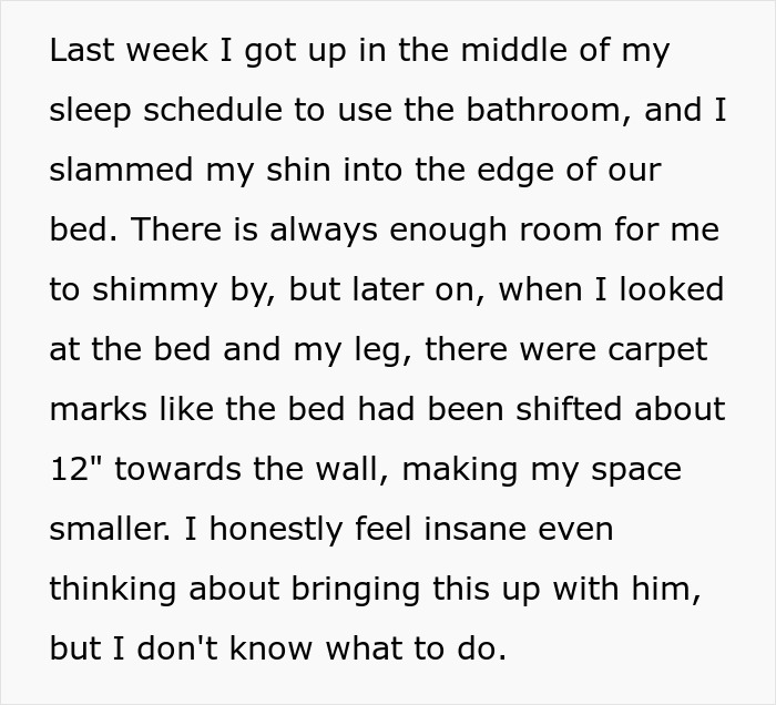 Text describing a person’s experience with dangerous traps set by their partner at home, leading to suspicion and distrust. Text describing a person’s experience with dangerous traps set by their partner at home, leading to suspicion and distrust.