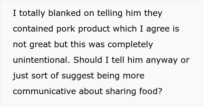 Pessoa faz comida com gordura de bacon, colega de quarto muçulmano come sem saber