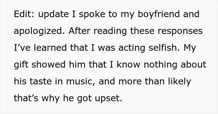 Woman Buys Concert Tickets For BF’s Birthday Because He “Loves Bands”, His Reaction Makes Her Cry