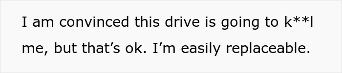Text image with a woman expressing frustration about her commute after work from home was canceled. Text image with a woman expressing frustration about her commute after work from home was canceled.
