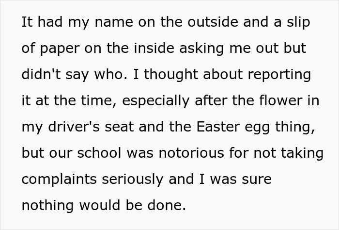 Creepy confession from a man at age 12 leaves girlfriend questioning their entire relationship and past incidents at school.