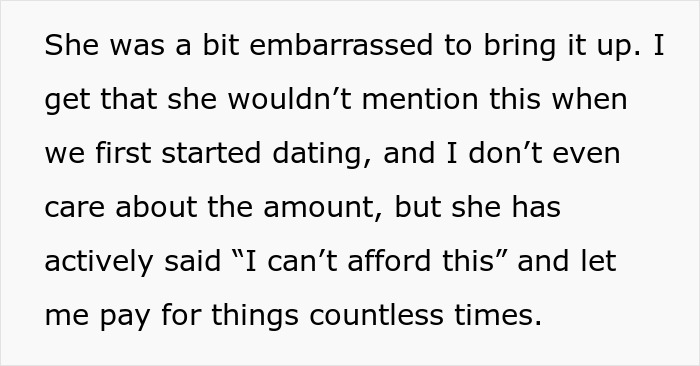 Homem chateado com GF fingiu estar falida por 5 anos quando tinha US $ 50 mil em economias