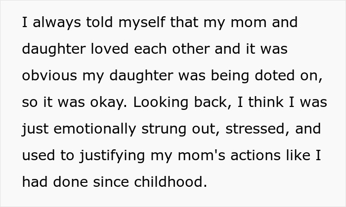 Alt text: A woman reflects on her complicated relationship with her mom and daughter, sharing a story that sounds like a soap opera.