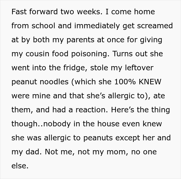 As repetidas mentiras e roubos da prima empurram adolescente para fora da casa dos pais e ela corta todo contato