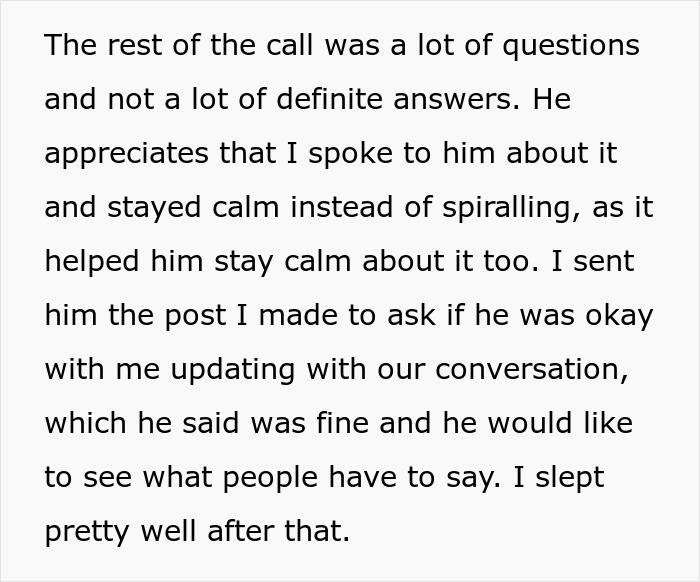 Text excerpt discussing a woman accused of sleeping with sister&rsquo;s fianc&eacute; and impact on family opinions.