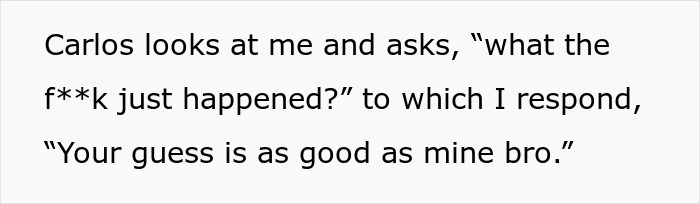 Text excerpt showing a conversation questioning an entitled mom assuming a random guy will buy her kids food as a single mom.