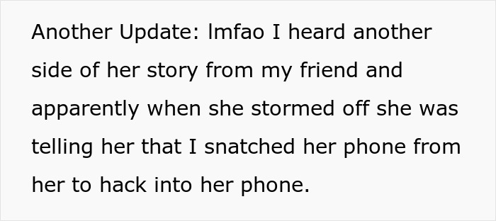 Text message discussing a woman accused of hacking after using Shazam to identify a song, causing a family conflict. Text message discussing a woman accused of hacking after using Shazam to identify a song, causing a family conflict.