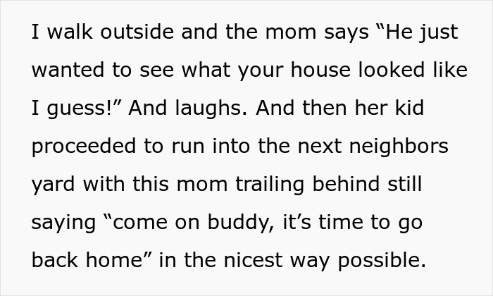 Toddler escapes home and runs inside neighbor&rsquo;s house while the mom lets him roam freely nearby.