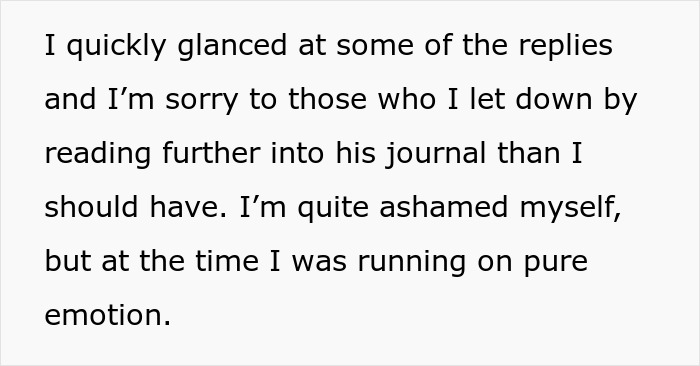 Woman Heartbroken After Reading Fianc&eacute;&rsquo;s Journal, Realizes The Affair She Suspected Is Depression