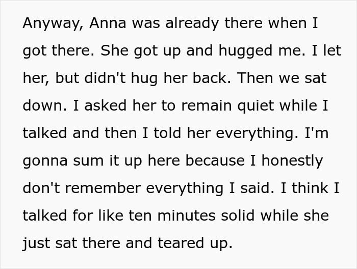 Text excerpt showing a heartfelt conversation where a wife and husband express emotions amid cancer fears and a request for a second chance.