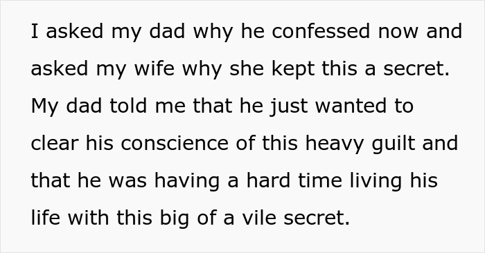 “My Wife Doesn't Know That My Dad Confessed”: Man’s World Shatters After Learning About A Double Betrayal