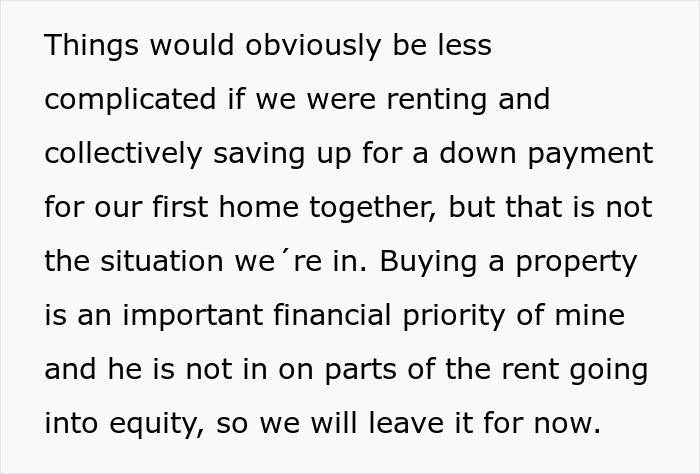 Mulher chamada de sanguessuga quando se recusou a dividir a hipoteca de BF em 50/50 se ela não estiver na escritura