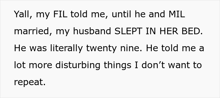 Text about a MIL control situation, detailing an unusual living arrangement that could cause a messy fight.