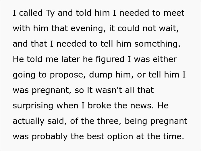 Text excerpt from a woman sharing a crazy story about her mom, resembling a dramatic soap opera narrative.