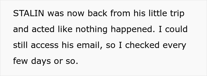 Text from a story, possibly about an employee's perfect revenge on a horrible boss.