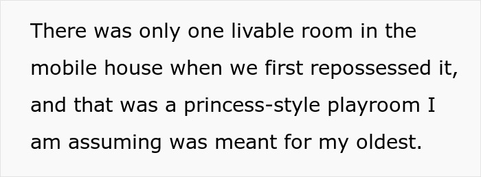 Text excerpt describing a woman sharing a crazy story about her mom, resembling a soap opera narrative.