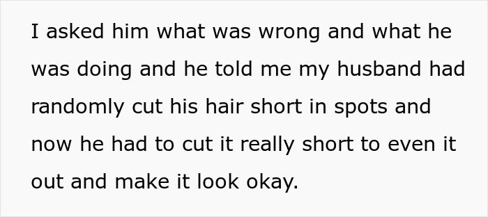 Mean Guy Punishes Teen Stepson By Cutting His Long Hair, Wife "Punishes" His Credit Card In Return