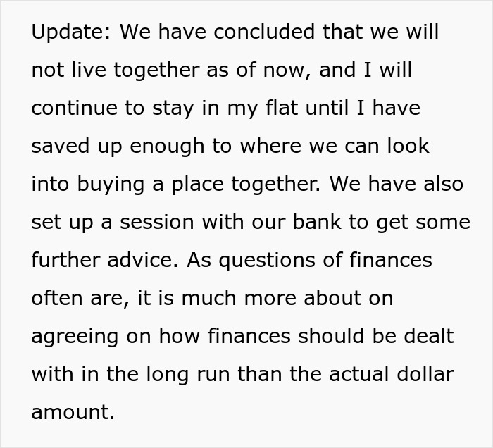 Mulher chamada de sanguessuga quando se recusou a dividir a hipoteca de BF em 50/50 se ela não estiver na escritura
