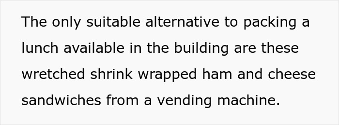 HR Refuses To Get Involved With Lunch Thief Issue Until Man Cleverly Uses HR Person's Food As Bait