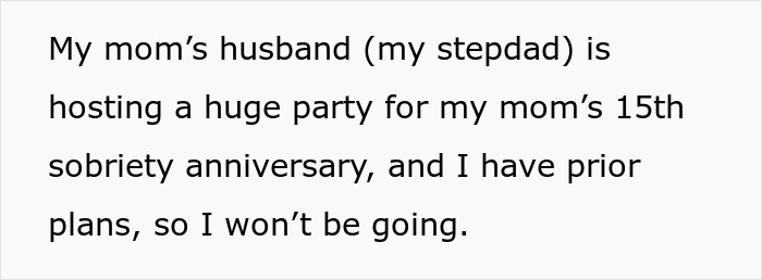Son Skips Mom&rsquo;s Sobriety Anniversary Event, Says Her Recovery Doesn&rsquo;t Undo His Traumatic Childhood