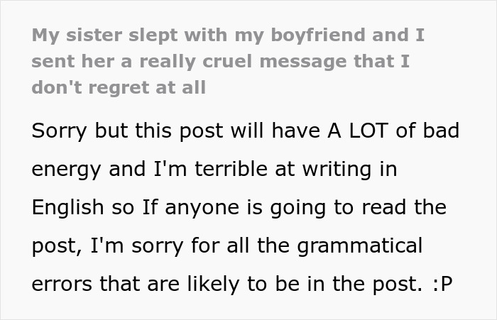 “You’re Sick”: Woman Sends Cruel Message To Sister Who Cheated With Her BF, Doesn’t Regret It At All