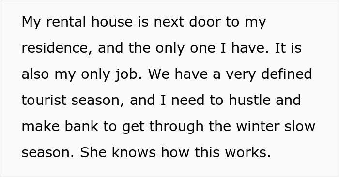 Entitled Sister Doesn’t Get A Free Airbnb Stay During Peak Season, Then Demands $300 To “House Sit” Entitled Sister Doesn’t Get A Free Airbnb Stay During Peak Season, Then Demands $300 To “House Sit”