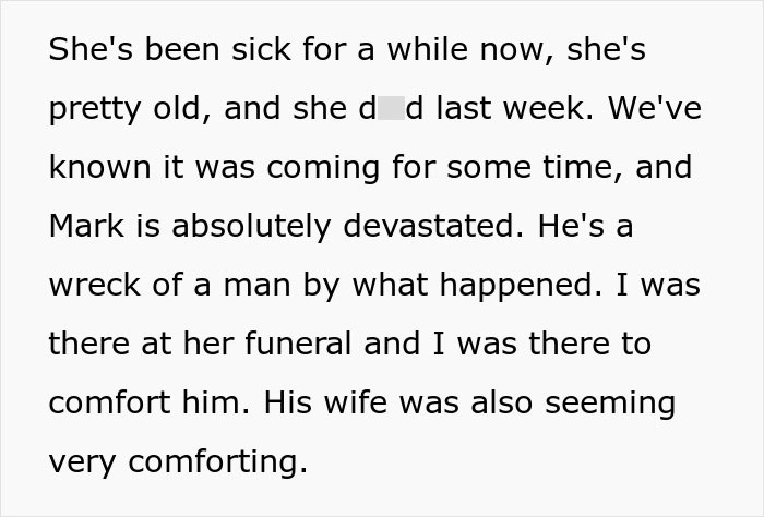 Woman Treats MIL&rsquo;s Funeral Like A Win, Horrified Coworker Debates Exposing It To Her Husband