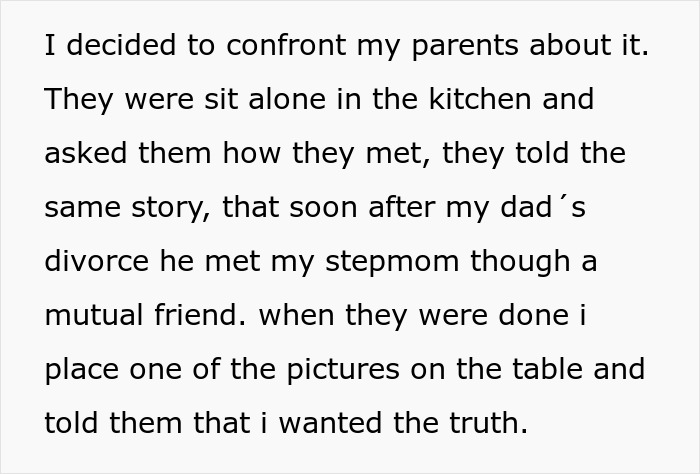 Cunning Dad Hides The Fact That New Wife Was His Affair Partner, 22YO Finds Out From Photo Albums