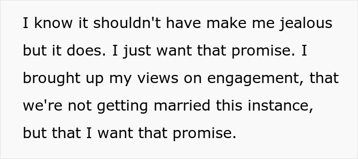 Guy Says "No Degree, No Ring," Annoyed GF Just Wants The Promise That Their Relationship Is Solid