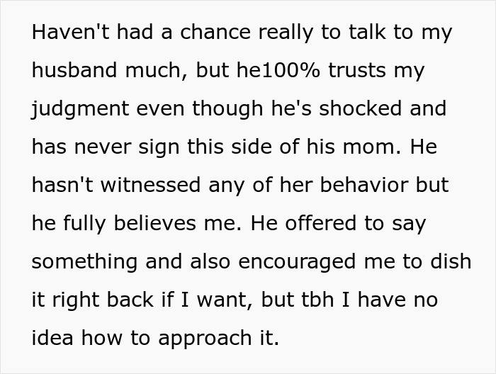 Mulher pede ajuda à Internet para denunciar o “comportamento de menina malvada e desequilibrada” de sua MIL Mulher pede ajuda à Internet para denunciar o “comportamento de menina malvada e desequilibrada” de sua MIL