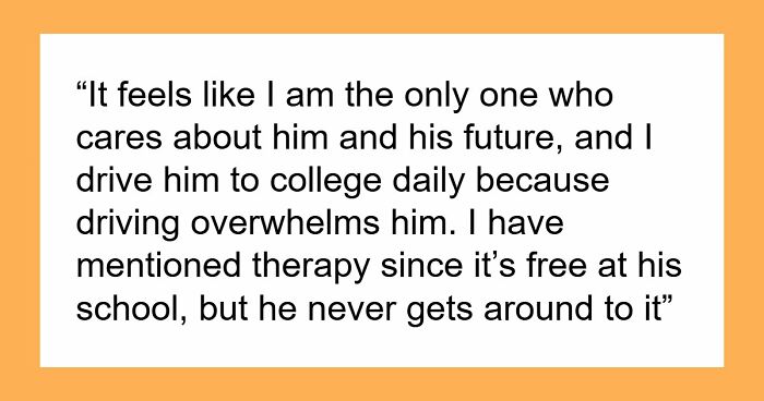 Man Exhausted By Parents Enabling 19YO Autistic Son Wonders If He Should Let Bro Face Consequences