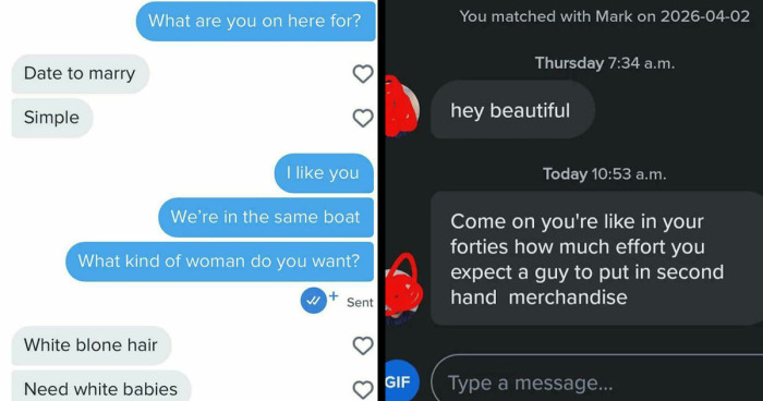 60 Unhinged Chats Women Had On Dating Apps That Might Convince You To Stay Single