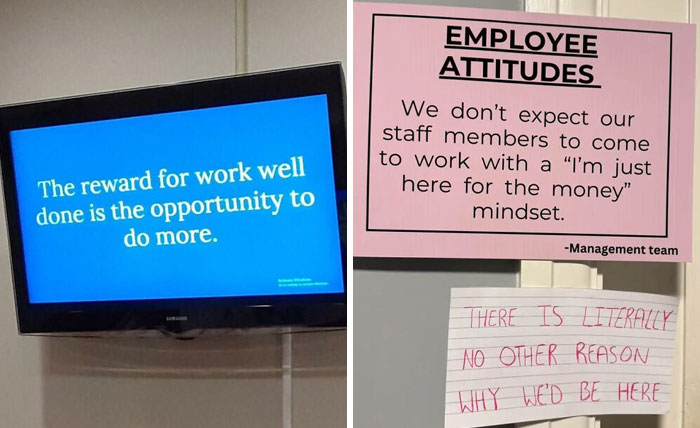 “Raise Has A Different Meaning Now”: 69 Workplace Photos That Show Why No One Wants To Work Anymore (New Pics)