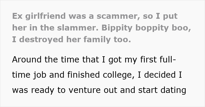 Woman runs Tinder scams for jailed fianc&eacute;, victim traces scam back to her, resulting in her arrest and jail time.