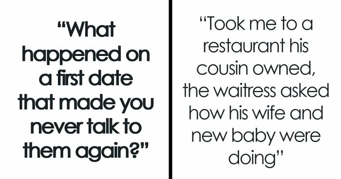 75 Horrible First Dates So Bad They Should Count As Character‑Building Trauma