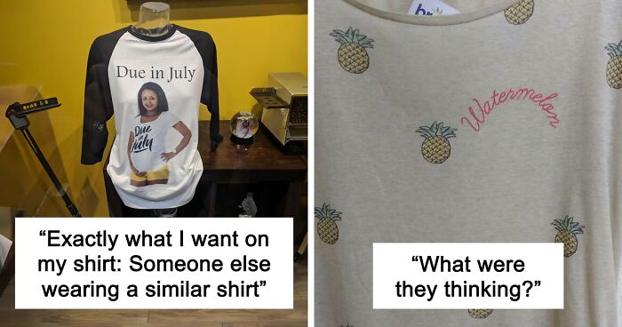 61 Hilariously Bad T-Shirt Designs That Clearly Needed One More Brain Cell