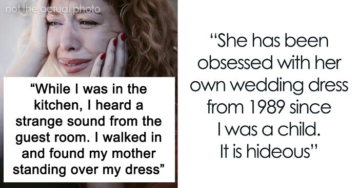 Mother Pours Wine Over Daughter’s Wedding Dress While Smiling, Says It’s Fate