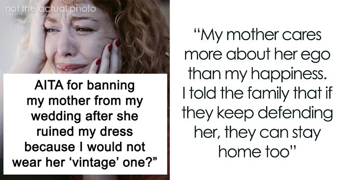 Mother Pours Wine Over Daughter’s Wedding Dress While Smiling, Says It’s Fate