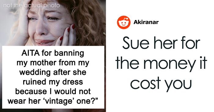 Mother Pours Wine Over Daughter’s Wedding Dress While Smiling, Says It’s Fate