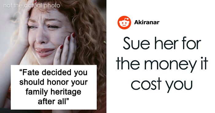 Mother Pours Wine Over Daughter’s Wedding Dress While Smiling, Says It’s Fate