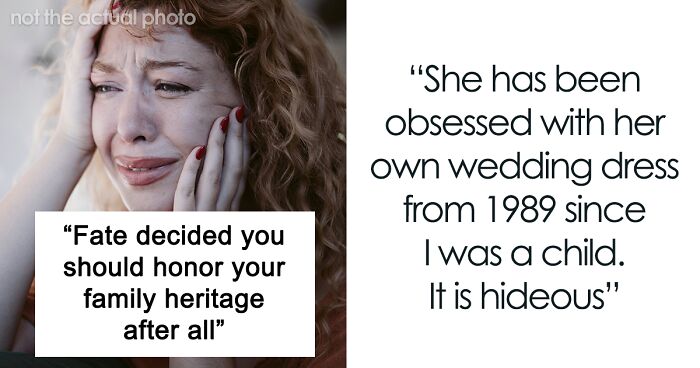 Mother Pours Wine Over Daughter’s Wedding Dress While Smiling, Says It’s Fate