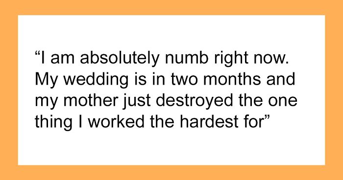 Mother Pours Wine Over Daughter’s Wedding Dress While Smiling, Says It’s Fate