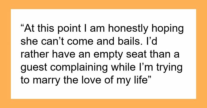 Woman Acts Like Best Friend’s Destination Wedding Is An Inconvenience, The Bride Hopes She Bails