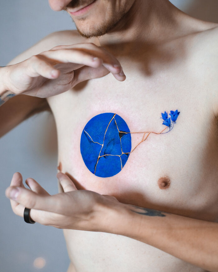 Tattoos Inspired Japanese Kintsugi Tatuaggidiporcellana
