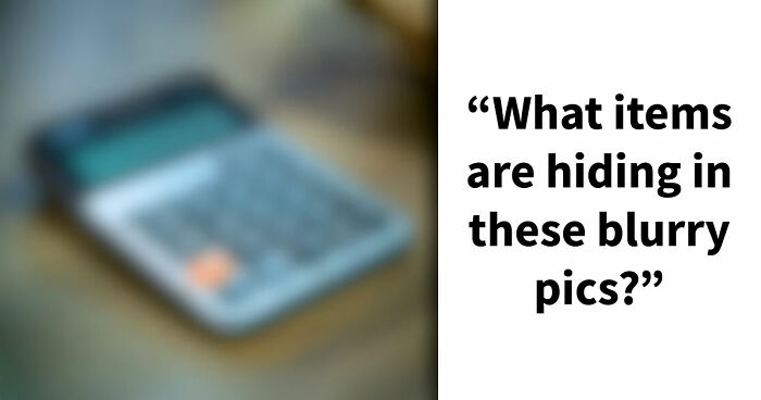 “Can You Even Trust Your Eyes?”: Test Your Recognition Skills With 29 Blurred-Out Objects