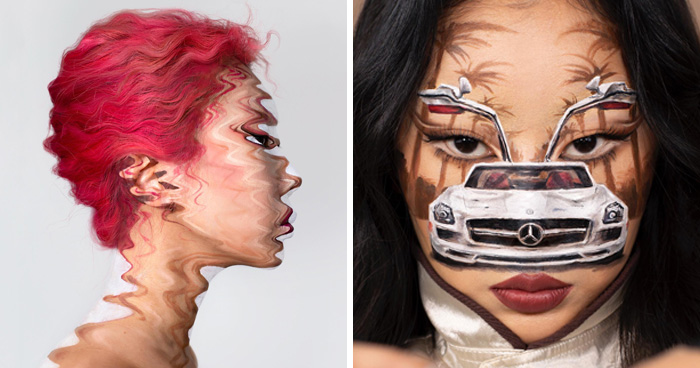 Korean Artist Goes Viral For Transforming Herself Into Mind-Bending Optical Illusions Without Any Photoshop (31 New Pics)