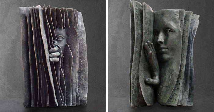 25 Dreamlike Sculptures Of Faces By Paola Grizi That Blur The Lines Of Reality
