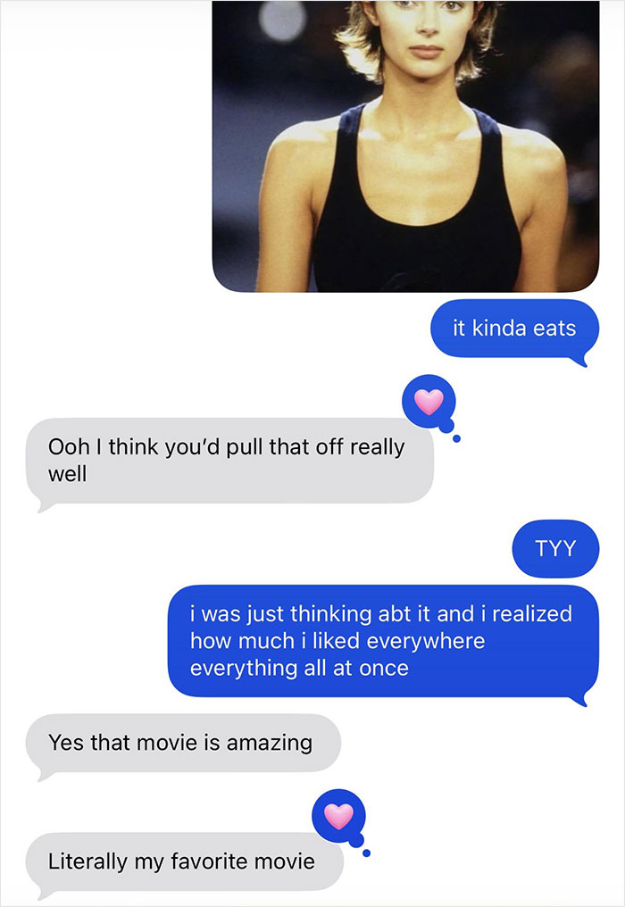 Text message conversation showing confusion over boyfriend finding girlfriend's connection with male bestie problematic and advice to end it